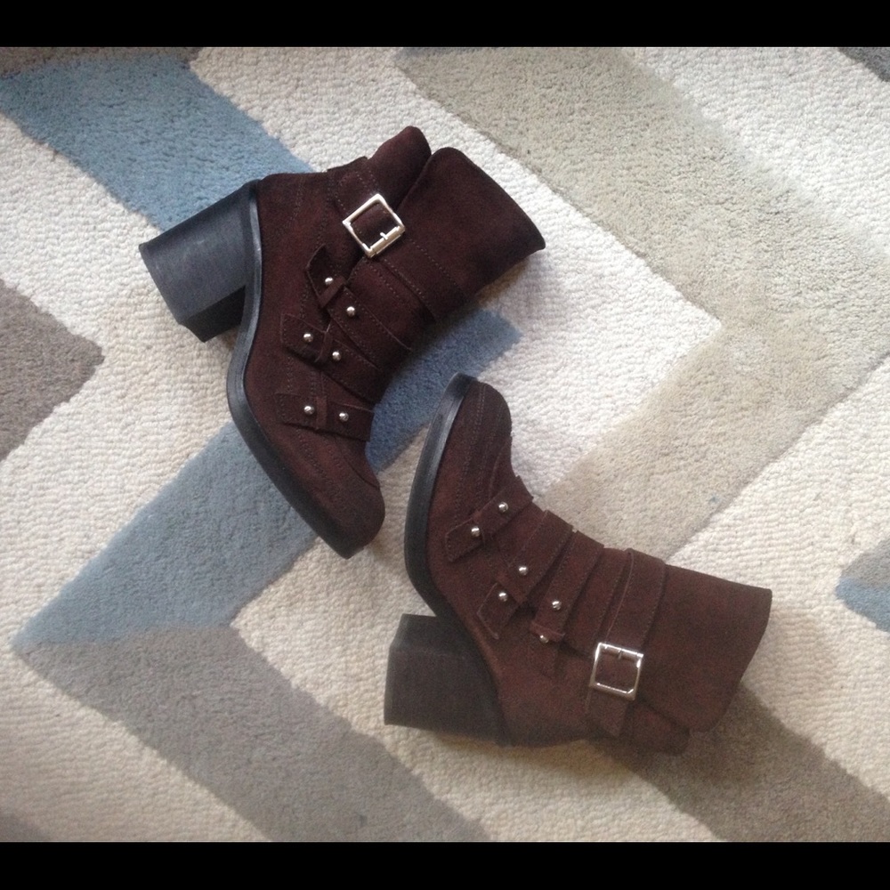 Vince Camuto Brown Winter Booties